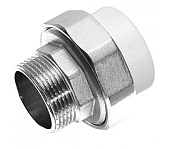 Американка VALFEX 32х1/2" НР белый ПП